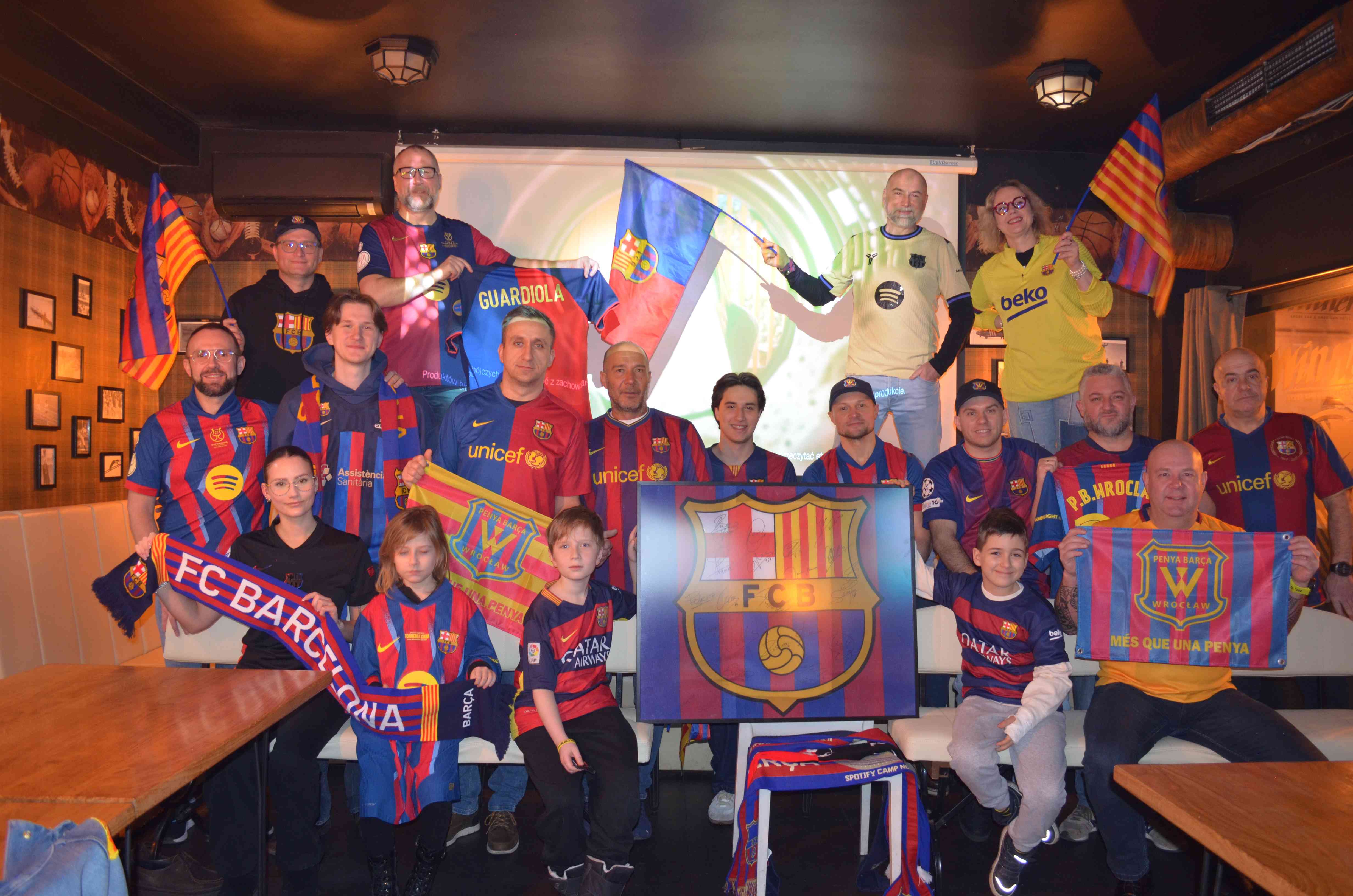 Grupa kibiców Penya Barça Wrocław